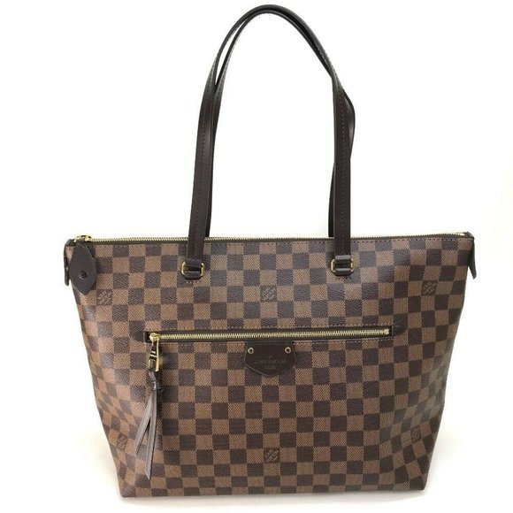 Authentic LOUIS VUITTON N41013 Damier Jena MM Tote Bag Shoulder Bag DamierCanvas - Picture 1 of 11